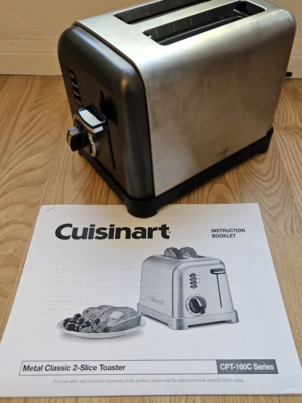 Cuisinart CPT-160 Toaster, 2-Slice Classic Brushed Chrome